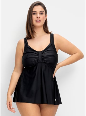 sheego Tankini-Top in schwarz