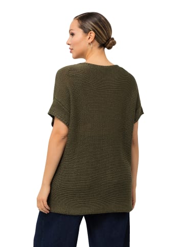 Ulla Popken Pullover in waldgrün