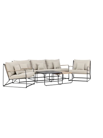 ebuy24 Loungeset Palazzo Schwarz 60 x 60 cm