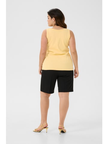 KAFFE curve Jerseytop KCcarina Tight fit in Straw