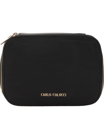 Carlo Colucci Kosmetiktasche Craffonara in Schwarz