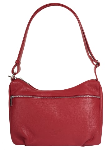 Samantha Look Shopper echt Leder in rot