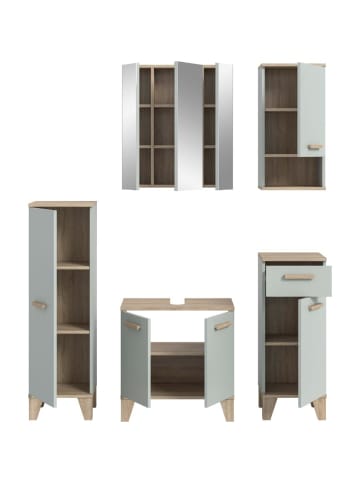 ebuy24 Badmöbelset Star Hellgrün 158 x 34 cm