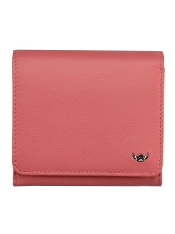 Golden Head Madrid Geldbörse RFID Schutz Leder 10 cm koralle