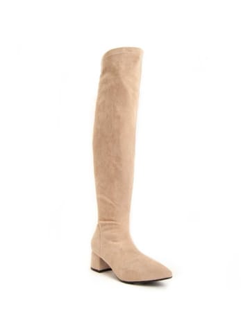 Montevita Stiefelette mit Absatz, Botavitta in Beige