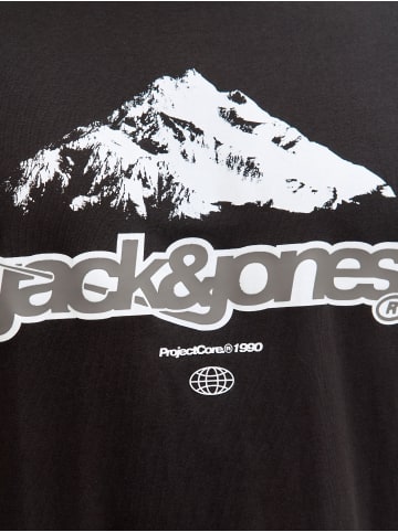JACK & JONES PLUS T-shirt in Black