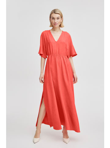 b. young BYGAIYA LONG DRESS - LIGHT WOVEN Loose fit in Cayenne Melange