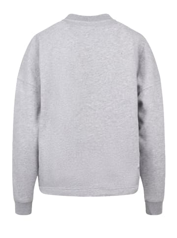 F4NT4STIC Oversize Sweatshirt Kanagawa in grau meliert