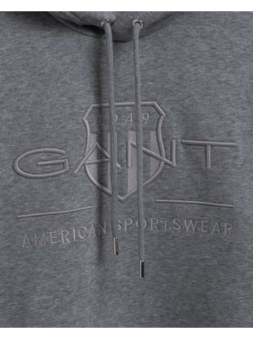 Gant Sweatshirt in grey melange