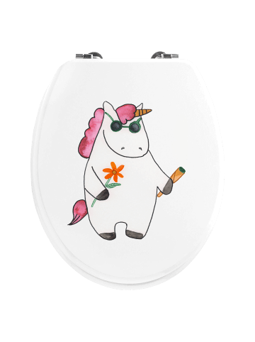 Mr. & Mrs. Panda Klodeckel Einhorn Woodstock ohne Spruch in Weiß