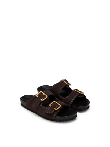 Marc O'Polo Pantolette Model Floria in Burnt Coffee