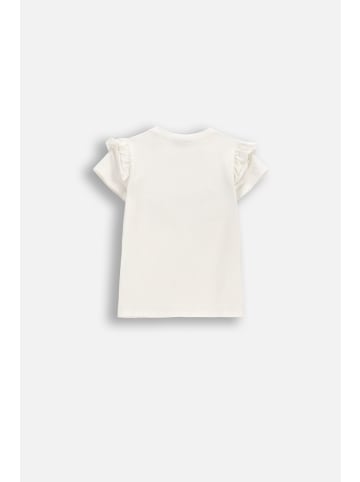 Coccodrillo T-shirt mit kurzen Ärmeln in ecru