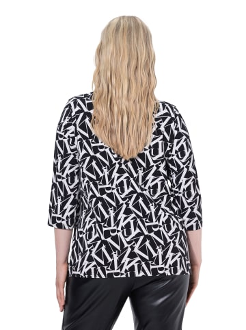 Ulla Popken Shirt in schwarz