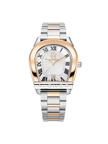 Aigner Quarzuhr für Herren in silber