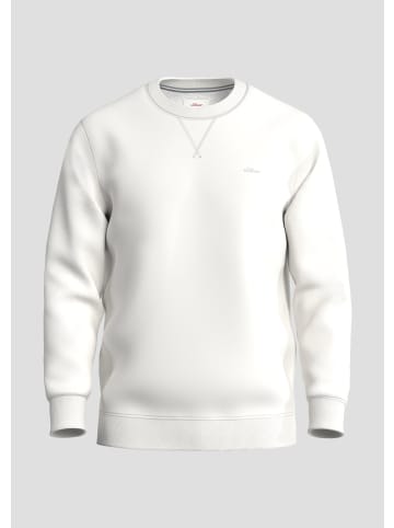 s.Oliver Sweatshirt in 0120_weiß