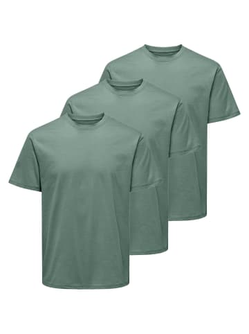 ONLY & SONS T-Shirt MAX in Iceberg green