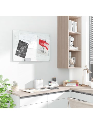 Vinsetto Magnettafel-90L x 60B x 0,4H cm-Weiß