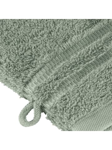 Schiesser Waschhandschuh Milano im 5er Set in Hellgrün