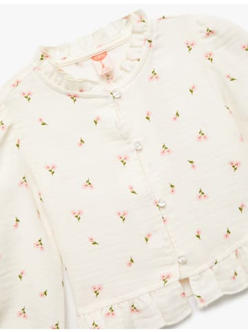 KOTON SHIRTS LS in Beige Gemustert