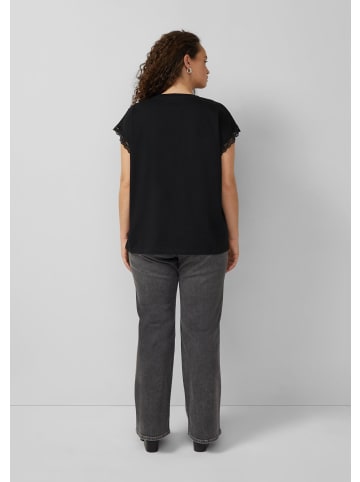 QS T-Shirt in 9999_schwarz