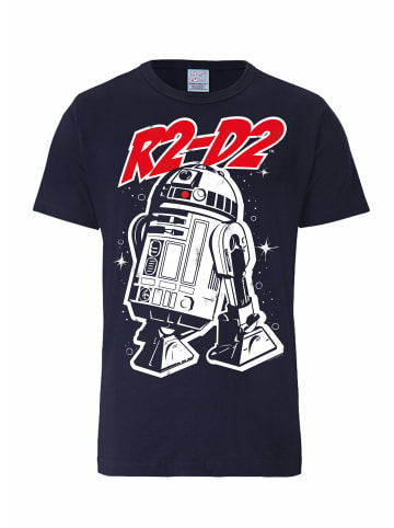 Logoshirt T-Shirt Star Wars - R2-D2 in dunkelblau