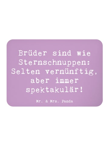 Mr. & Mrs. Panda Kühlschrankmagnet Spruch Brüder Sternschnuppen ... in Lavendeltraum