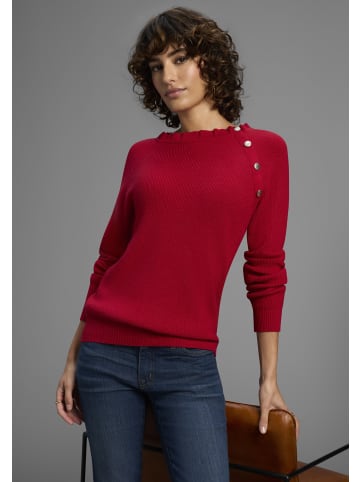 Laura Scott Strickpullover in rot mélange