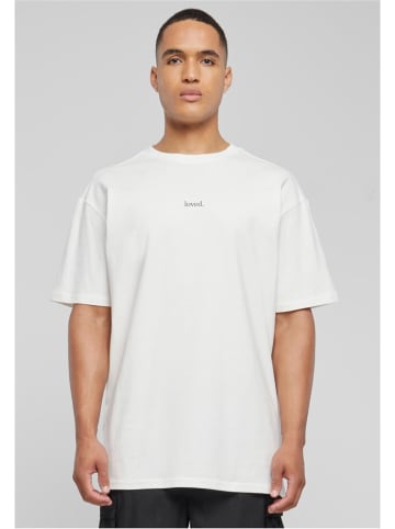 Merchcode T-Shirt "Love Heavy Oversized Tee" in Weiß