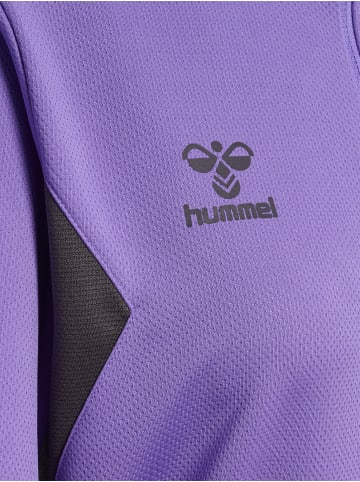 Hummel Halbreißverschluss Sweatshirt Hmlauthentic Damen in DAHLIA PURPLE/ASPHALT
