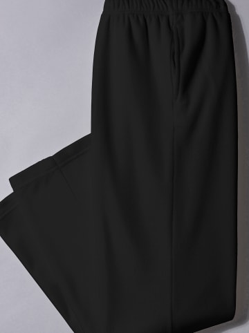 Sieh an! Fleecehose in schwarz