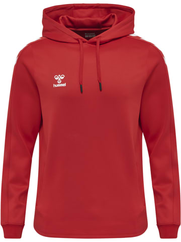 Hummel Hoodie Hmlcore Xk Poly Sweat Hoodie in TRUE RED