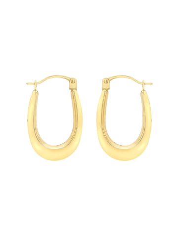 Lucardi 375 Gold Ohrringe Oval