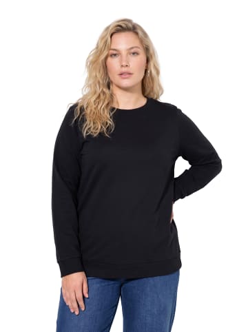 Sweatshirt in schwarz