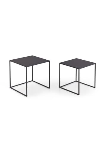 ebuy24 Couchtisch Karin Schwarz 38 x 38 cm