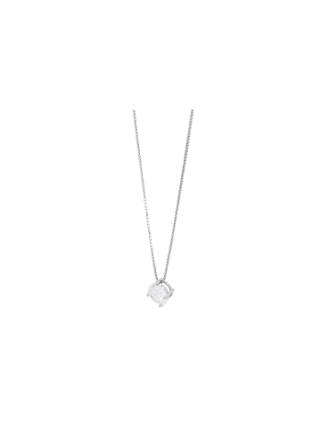 Adeliás Damen Halskette mit Anhänger – aus 925 Silber in silber