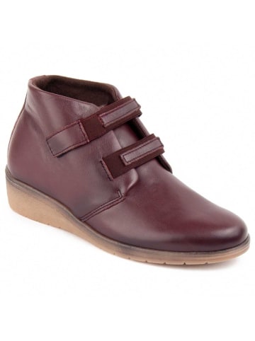 Purapiel Boots Keilstiefelette Akilav in Bordeaux