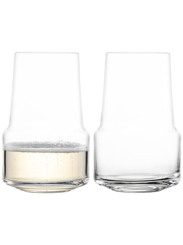 Zwiesel Glas 2er Set Sekt Tumbler Level in transparent