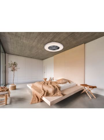 Reality Leuchten Ventilator HARSTAD in chrom