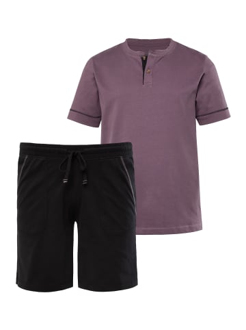 JP1880 Langer Schlafanzug in mauve