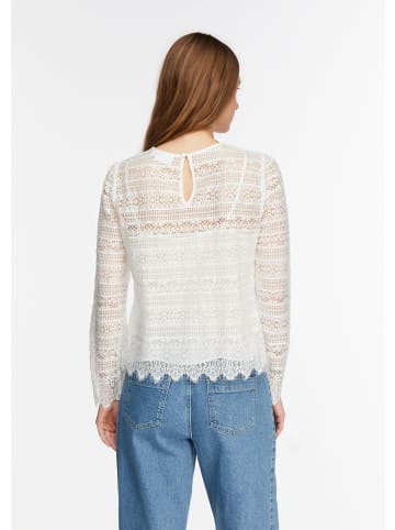 comma Bluse in 0120_weiß