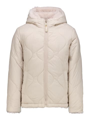 Garcia Winterjacke wendbar Teddyfelljacke in winter white