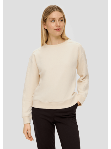 s.Oliver Sweatshirt langarm in Beige