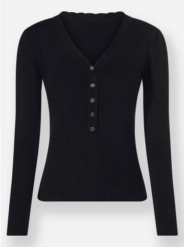 Heine Feinstrickpullover in schwarz