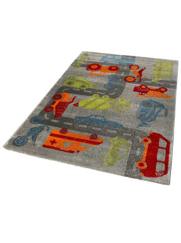 Sigikid Kinderteppich Traffic in grau