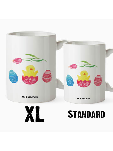 Mr. & Mrs. Panda Große Teetasse Küken Schlüpfen ohne Spruch in Weiß