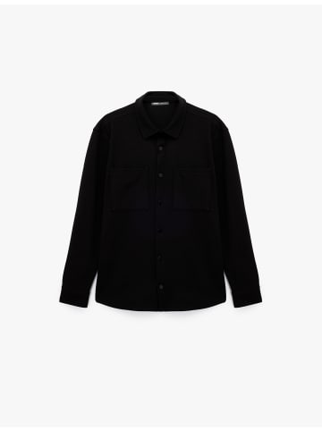 KOTON SHIRTS LS in Schwarz
