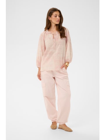 Cream Langarm-Bluse CRGitta Loose fit in Peach Blush Tie dye print