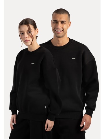 SMILODOX Unisex Sweatshirt Riven in Schwarz