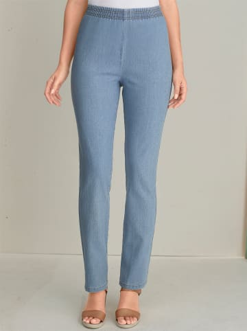 Sieh an! Stretch-Jeans in blue-bleached