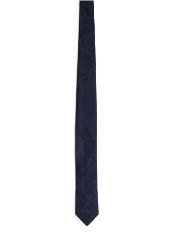 OLYMP  Seidenkrawatte in marine - 0003